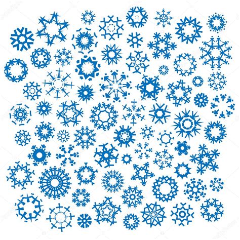 Snow Flakes Stock Vector Image By ©bicubic 6109896