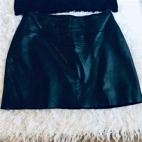 Real Leather Vintage Mini Skirt From Wilsons Gem