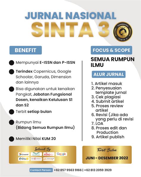 Daftar Jurnal Ekonomi Sinta 3 Terbaru 2022 Blog Publikasi Indonesia