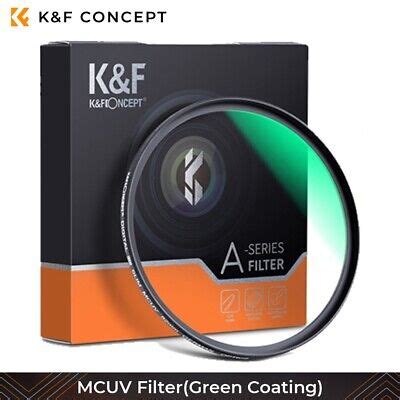 K F Concept 37 49 86mm MC UV Protection Filter Ultra Slim 24 Green