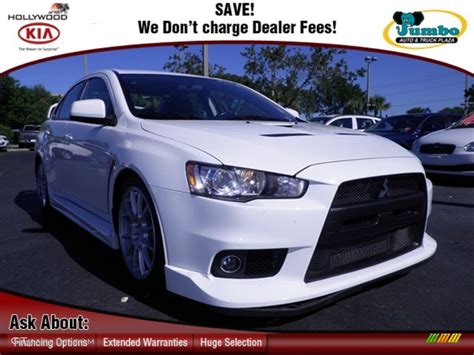 Wicked White Mitsubishi Lancer Evolution Gsr Photo