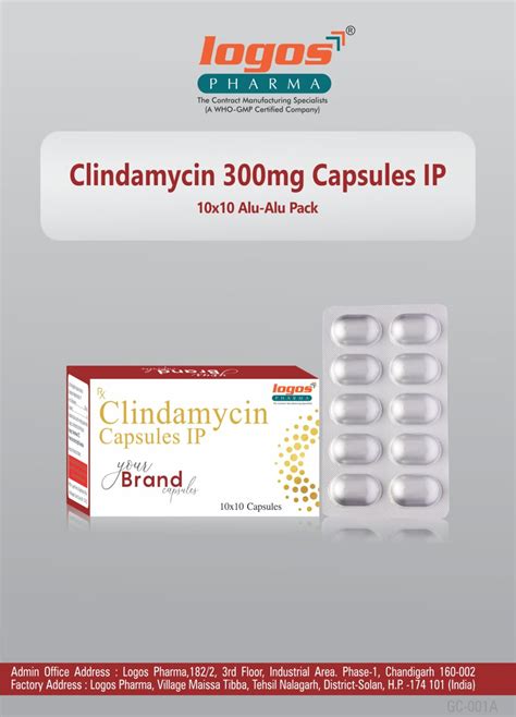 Clindamycin Hydrochloride Mg Capsule Logos Pharma