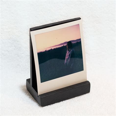 Polaroid Photo Display Stand Wood Polaroid Film Holder Etsy