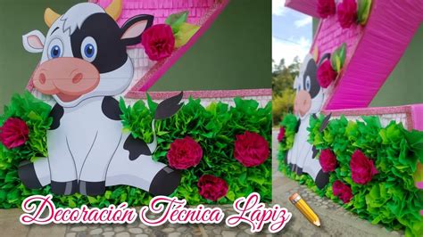 Cómo hacer la técnica lápiz para piñatas Creaciones Mágicas Sarahí