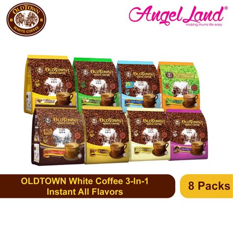 Oldtown White Coffee 3 In 1 Instant All Flavors 8 Packs Shopee Malaysia