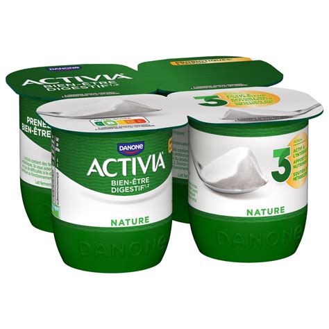 Yaourt Nature Bifidus Activia Les Pots De G Prix Carrefour