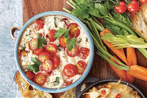 Warm Goat Cheese And Cherry Tomato Dip Canadian Living