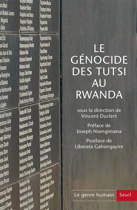 Le Genre Humain N° 62 Le Génocide Des Tutsi Au Rwanda 1959 2023