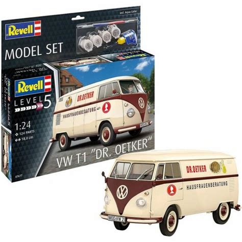 Revell Modellauto Model Set VW T1 Bulli Dr Oetker Revell Hier