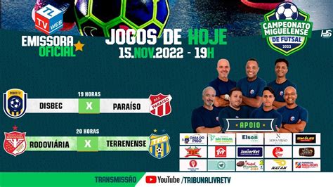 Rodovi Ria X Terrenense Campeonato Miguelense De Futsal Youtube