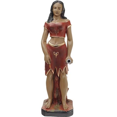 Imagem Pomba Gira Maria Farrapo 23cm Gesso Escultura Umbanda Shopee