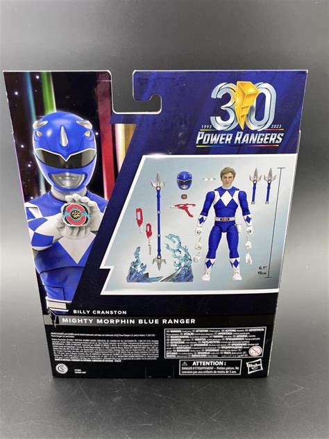 2023 Power Rangers Lightning Collection Remastered Blue Ranger