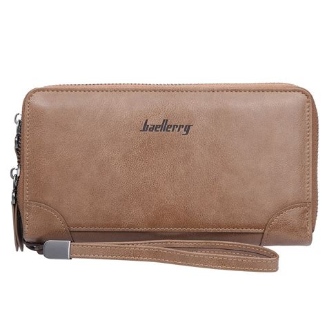 Jual BAELLERRY S6702 Dompet Pria Wanita Panjang Bahan Kulit PU Leather