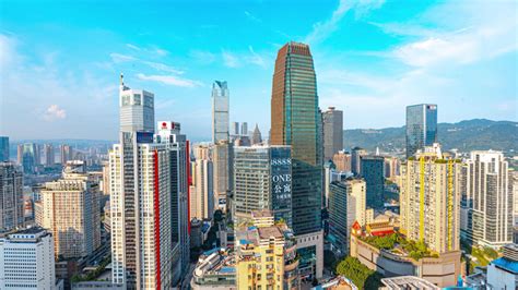 Chongqing Cbd Jiefangbei Commercial District High Rise Buildings 8k