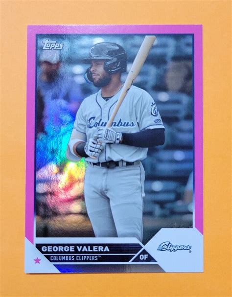 2023 Topps Pro Debut George Valera PD 64 FUCHSIA FOIL 199 Guardians