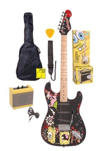 Spongebob Squarepants Electric Guitar Pack Black £199 00 Spongebob Spongebob Squarepants