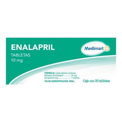 Enalapril Medimart 10 Mg 30 Tabletas Walmart