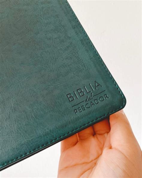 Biblia Del Pescador Nvi Letra Grande Cuerina Verde Escrito Est