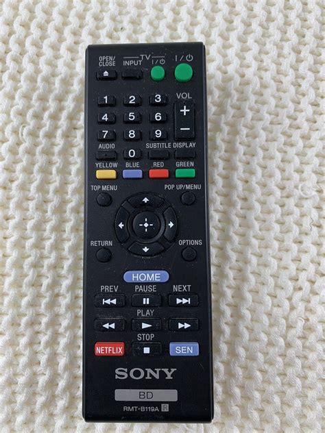 New Original RMT B119A For Sony BD Remote Control BDP S1100 BDP S3100