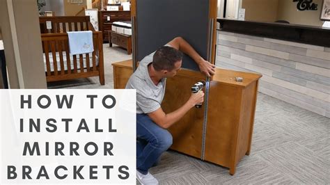 How To Fasten A Mirror To A Dresser Swiss Valley Furniture Youtube