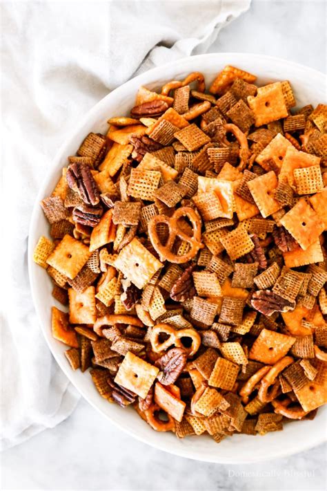 Extra Seasoned Chex Mix Domestically Blissful