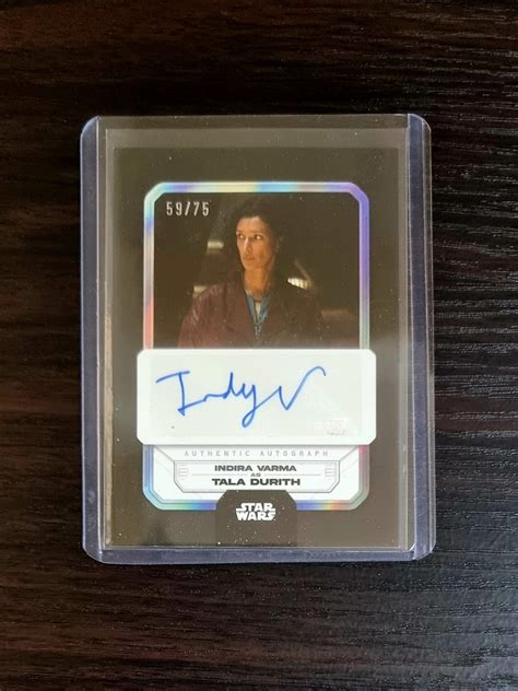 Cards 2023 Topps Star Wars Flagship Indira Varma As Tala Durith