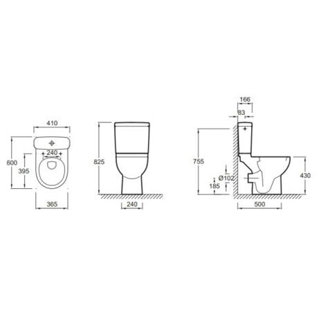 Pack WC compact ODEON UP sortie horizontale avec réservoir 3 6l JACOB