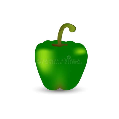 Realistic Red And Hot Pepper Illustration On White Background Stock Illustration Illustration