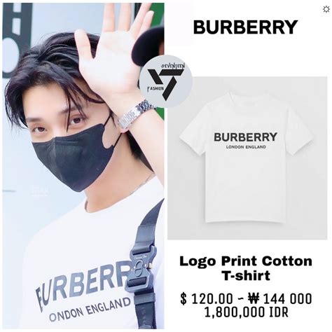 Seventeen Fashion 세븐틴 패션 on Twitter Joshua wore Burberry T Shirt in