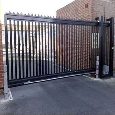 Stainless Steel Motorized Sliding Gate For Security Purpose With Color