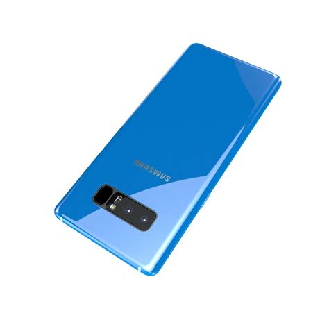 Samsung Galaxy Note 8 Azul Deepsea Modelo 3d 35 Unknown 3ds C4d Fbx Lwo Ma Obj Max