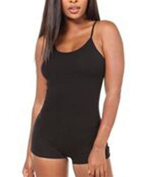 Womens Cotton Spandex Sleeveless Spaghetti Strap Unitard Short