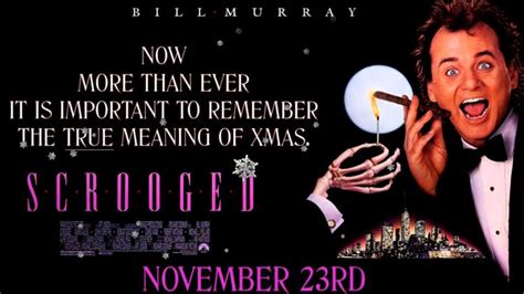 Scrooged Comedy Christmas Poster Wallpapers Hd Desktop And Mobile