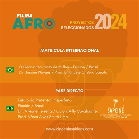 Seleccionados Filma Afro Cine En Las Aldeas