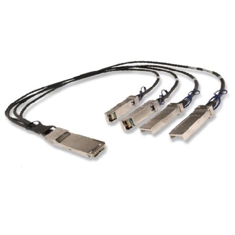 Dell 40gbe Qsfp To 4 X 10gbe Sfp Passive Copper Breakout Cable