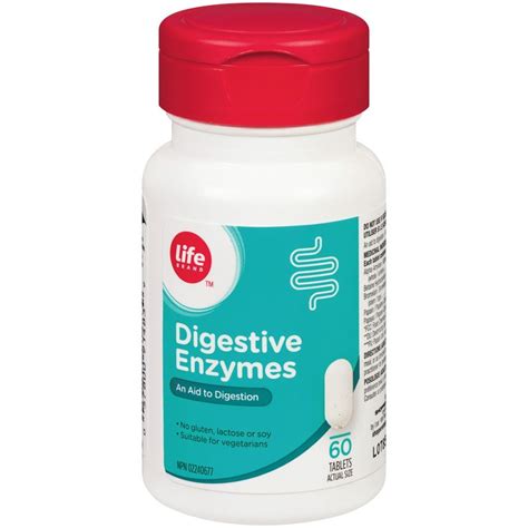 Life Brand Digestive Enzyme 60 Tab Ctc Health