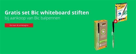 Ontvang Een Gratis Set Bic Whiteboardstiften Bij Aankoop Van Bic Balpen