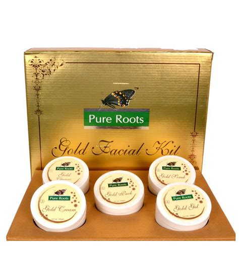 Pure Roots Gold Facial Kit 500 Gm Buy Pure Roots Gold Facial Kit 500