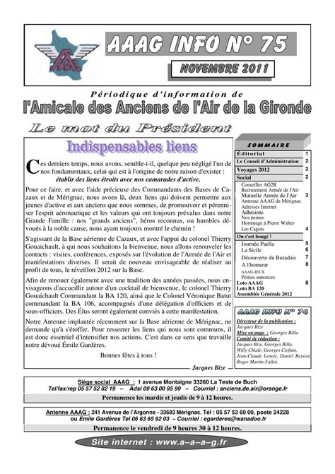 Télécharger le bulletin au format PDF 4Mo Amicale de Anciens