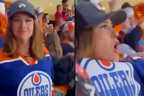 Oilers Fan Who Flashed The Crowd Appears In New Video And Breaks Her