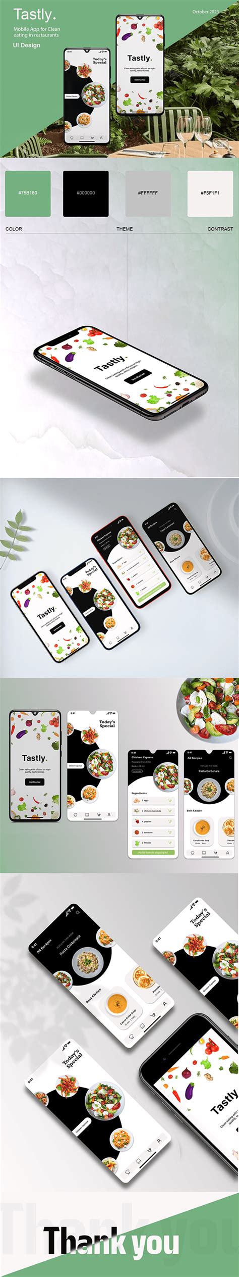 Healthy Food APP UI Design On Behance