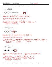 Solving Limits Using L Hospital S Rule Worksheet Course Hero