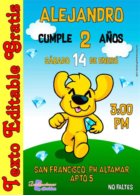 Invitación de Mikecrack 01 Gratis Invitaciones Editables 2025