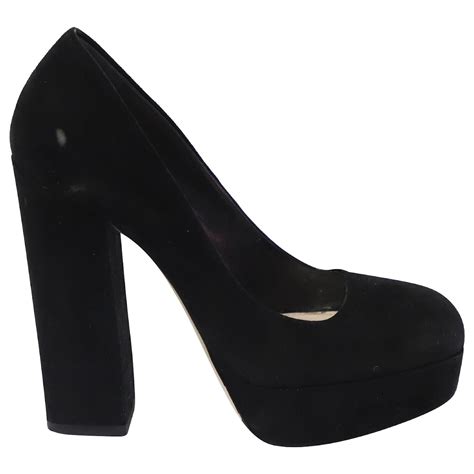 Black Suede Platform Pumps Atelier Yuwa Ciao Jp