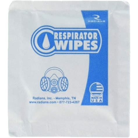 Buy Radians Rw 100 Individually Wrapped Respirator Wipes 100 Pack Industrial Contractors Supplies