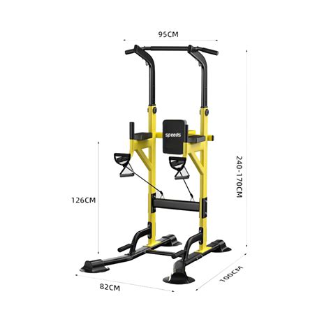 Speeds Power Tower Pull Up Bar Chin Up Bar Fitness Gym Alat Fitness