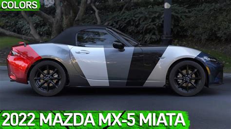 2022 Mazda Mx 5 Miata Club Colors Mazda Mx 5 Miata 2022 Youtube