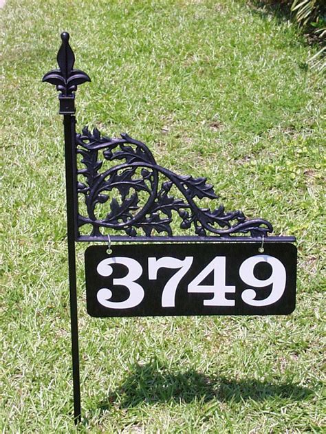 Address America Super Reflective Double Sided Oak Style Etsy Address Sign Etsy Address Marker