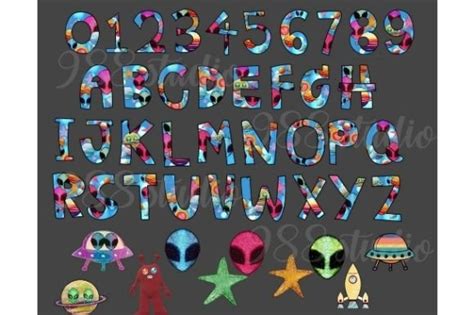 Space Alphabet Alien Font Free