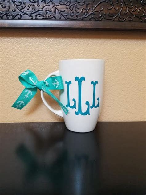 Monogrammed Coffee Mug Monogrammed Coffee Cup Personalized